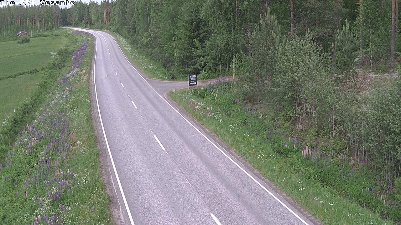 Kelikamerat Kuva Tie 551 Vesanto Löttökorpi, Vesanto, Pohjois-Savo
