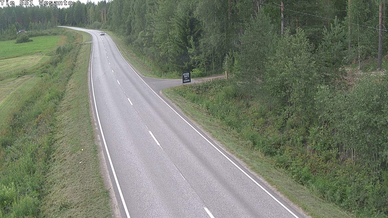 Kelikamerat Kuva Tie 551 Vesanto Löttökorpi, Vesanto, Pohjois-Savo