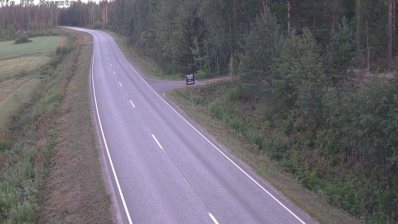 Kelikamerat Kuva Tie 551 Vesanto Löttökorpi, Vesanto, Pohjois-Savo