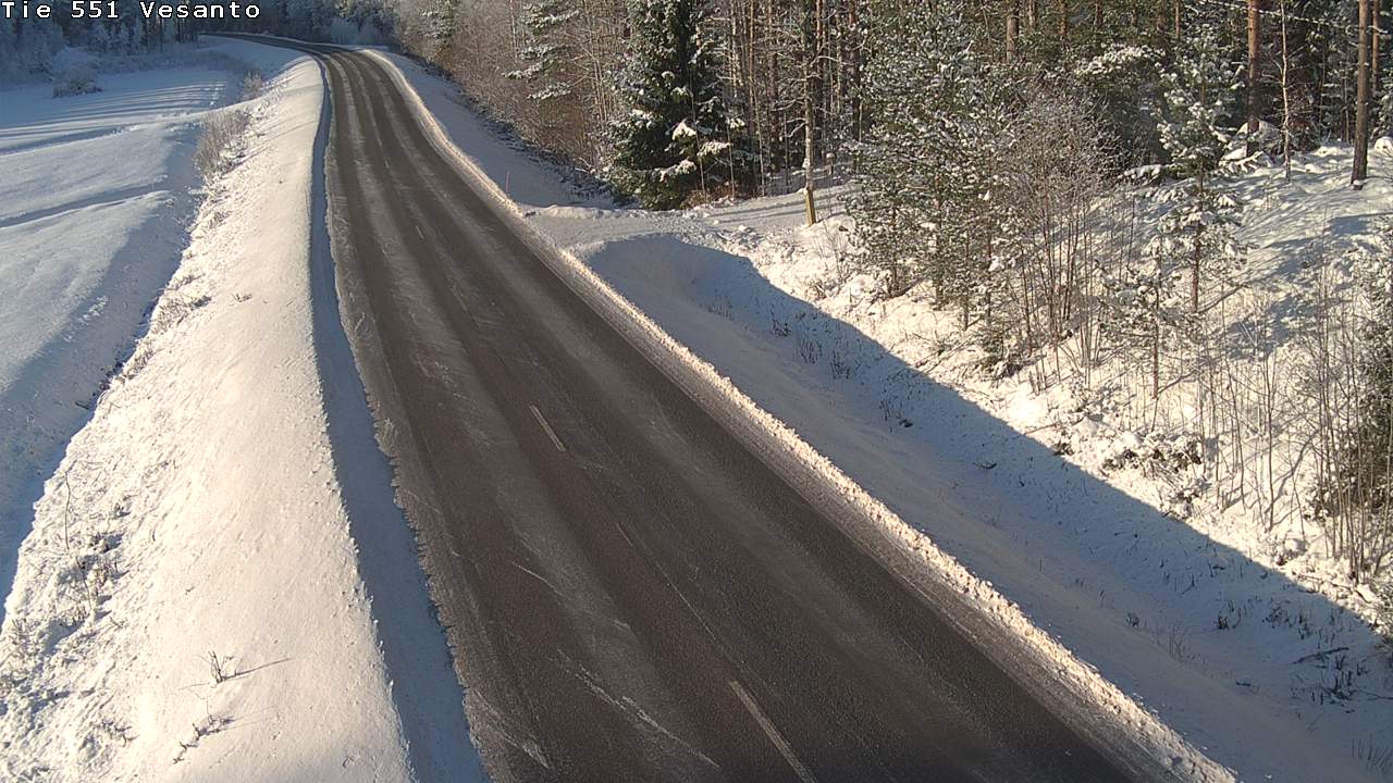 Weather Camera Image Road 551 Vesanto Löttökorpi, Vesanto, Pohjois-Savo