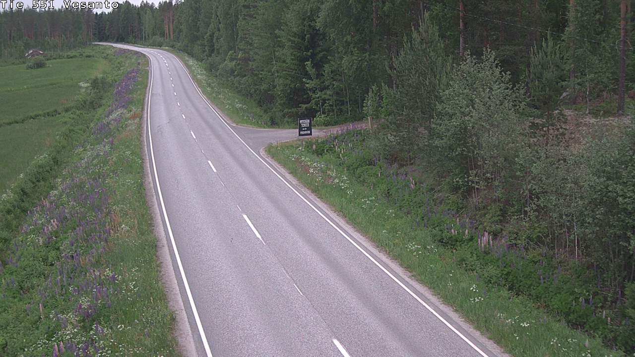Kelikamerat Kuva Tie 551 Vesanto Löttökorpi, Vesanto, Pohjois-Savo