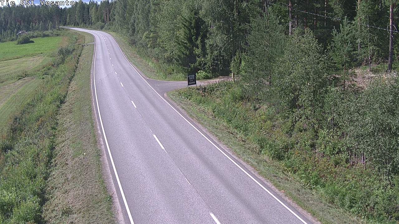 Kelikamerat Kuva Tie 551 Vesanto Löttökorpi, Vesanto, Pohjois-Savo