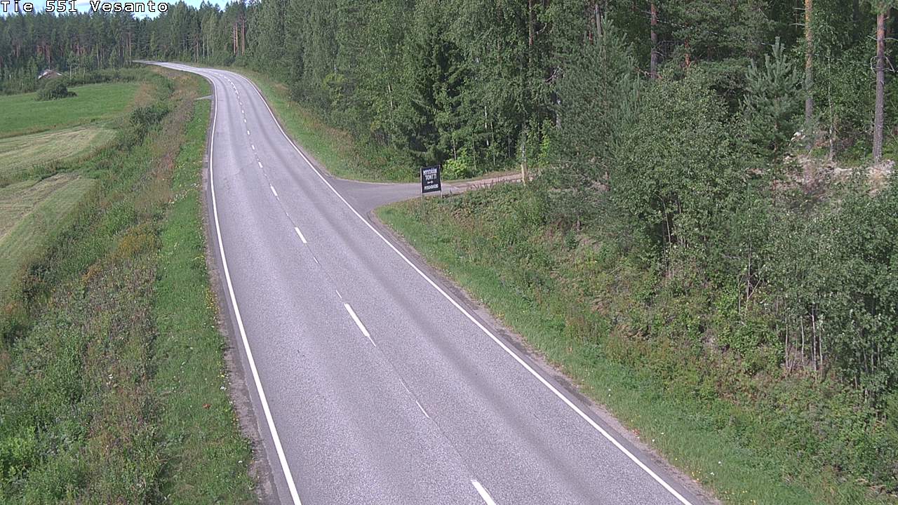Kelikamerat Kuva Tie 551 Vesanto Löttökorpi, Vesanto, Pohjois-Savo