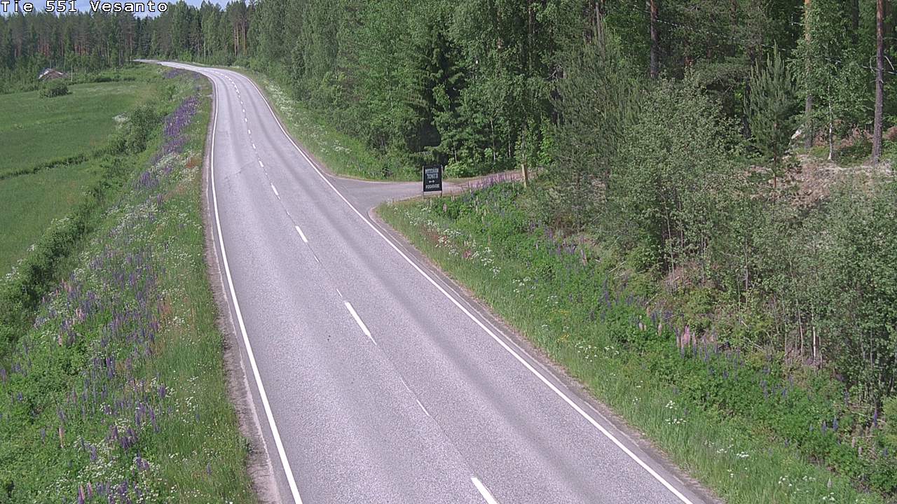 Kelikamerat Kuva Tie 551 Vesanto Löttökorpi, Vesanto, Pohjois-Savo