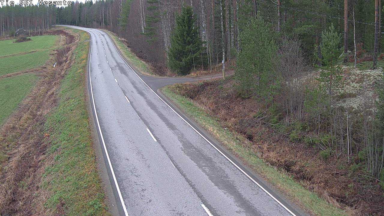 Kelikamerat Kuva Tie 551 Vesanto Löttökorpi, Vesanto, Pohjois-Savo