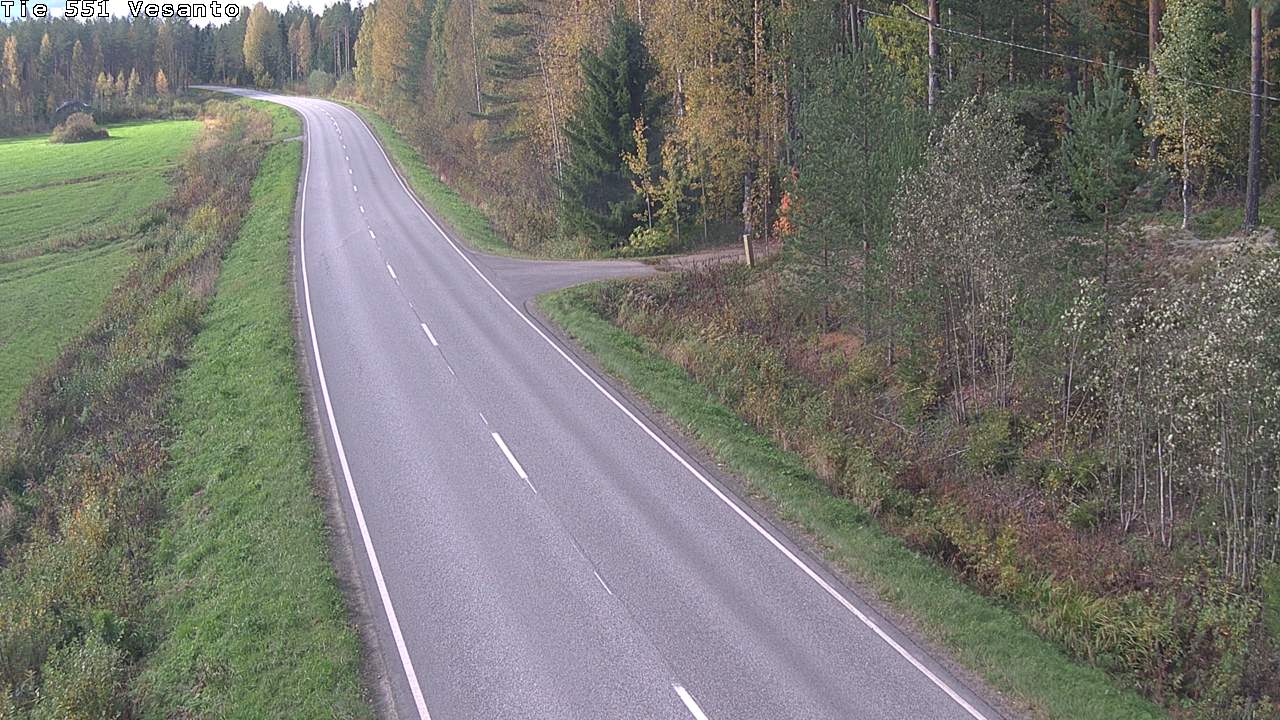 Weather Camera Image Road 551 Vesanto Löttökorpi, Vesanto, Pohjois-Savo