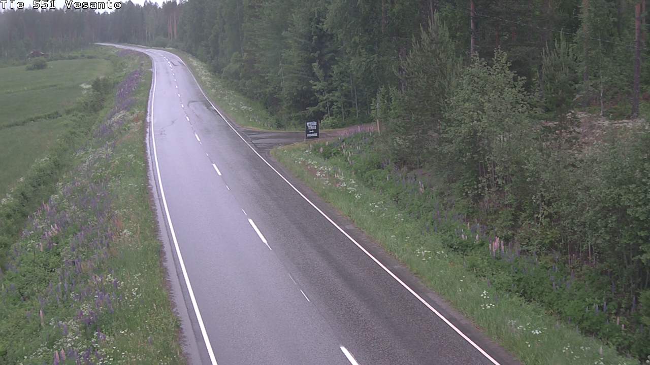 Kelikamerat Kuva Tie 551 Vesanto Löttökorpi, Vesanto, Pohjois-Savo