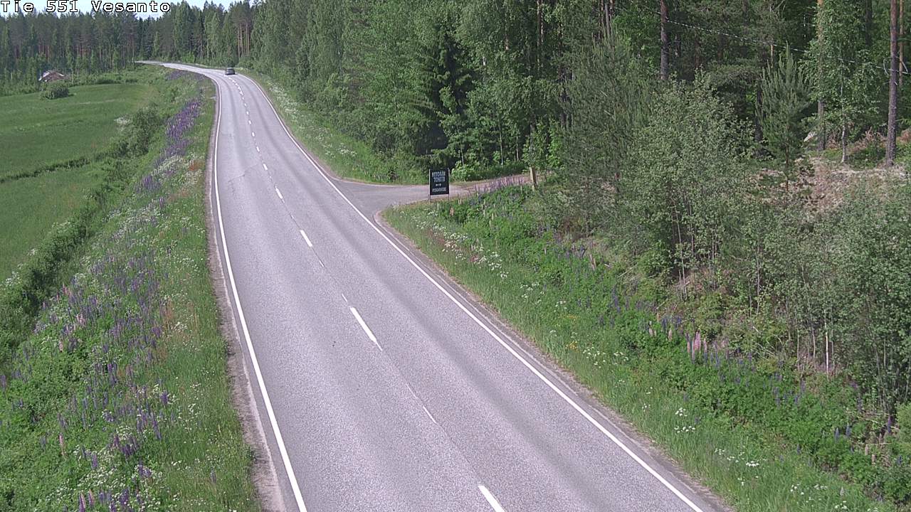 Kelikamerat Kuva Tie 551 Vesanto Löttökorpi, Vesanto, Pohjois-Savo