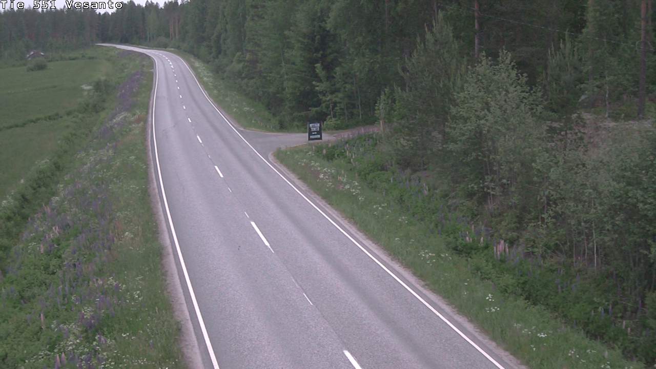 Kelikamerat Kuva Tie 551 Vesanto Löttökorpi, Vesanto, Pohjois-Savo