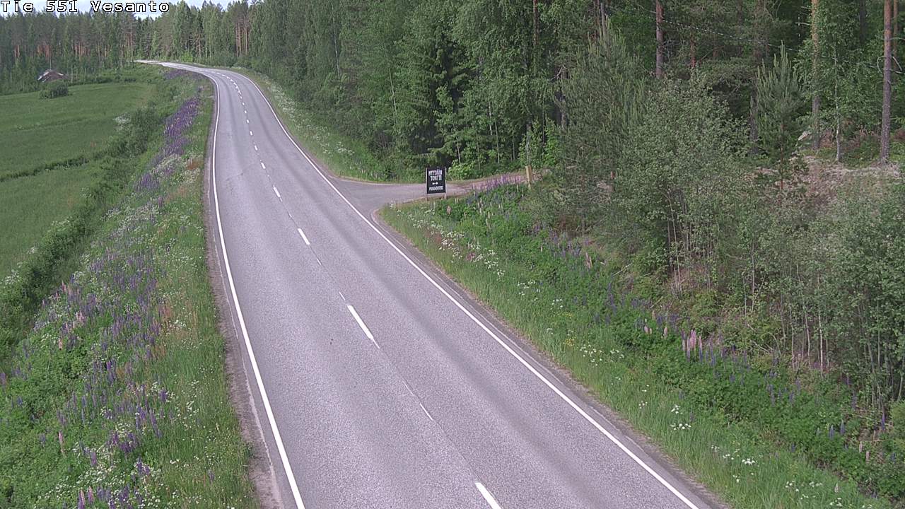Kelikamerat Kuva Tie 551 Vesanto Löttökorpi, Vesanto, Pohjois-Savo