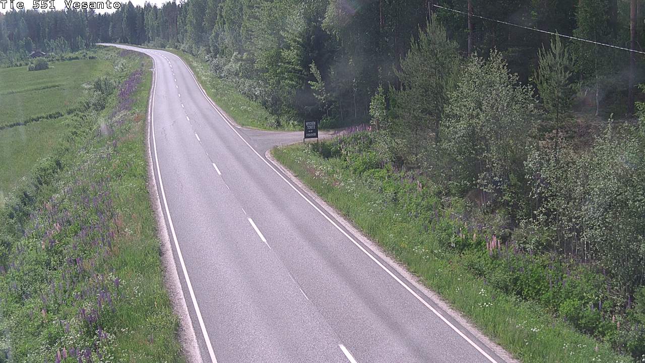 Kelikamerat Kuva Tie 551 Vesanto Löttökorpi, Vesanto, Pohjois-Savo