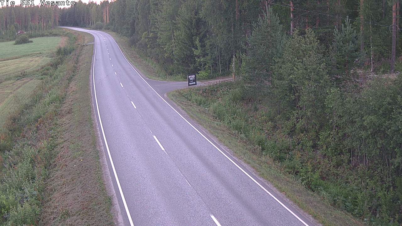 Kelikamerat Kuva Tie 551 Vesanto Löttökorpi, Vesanto, Pohjois-Savo