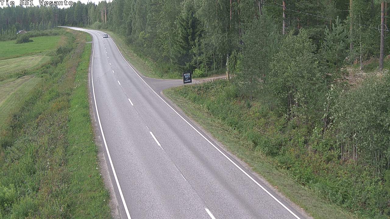 Kelikamerat Kuva Tie 551 Vesanto Löttökorpi, Vesanto, Pohjois-Savo