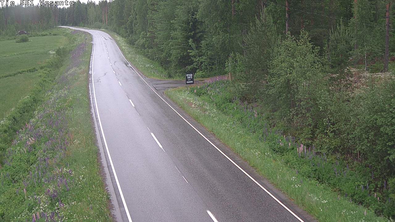 Kelikamerat Kuva Tie 551 Vesanto Löttökorpi, Vesanto, Pohjois-Savo