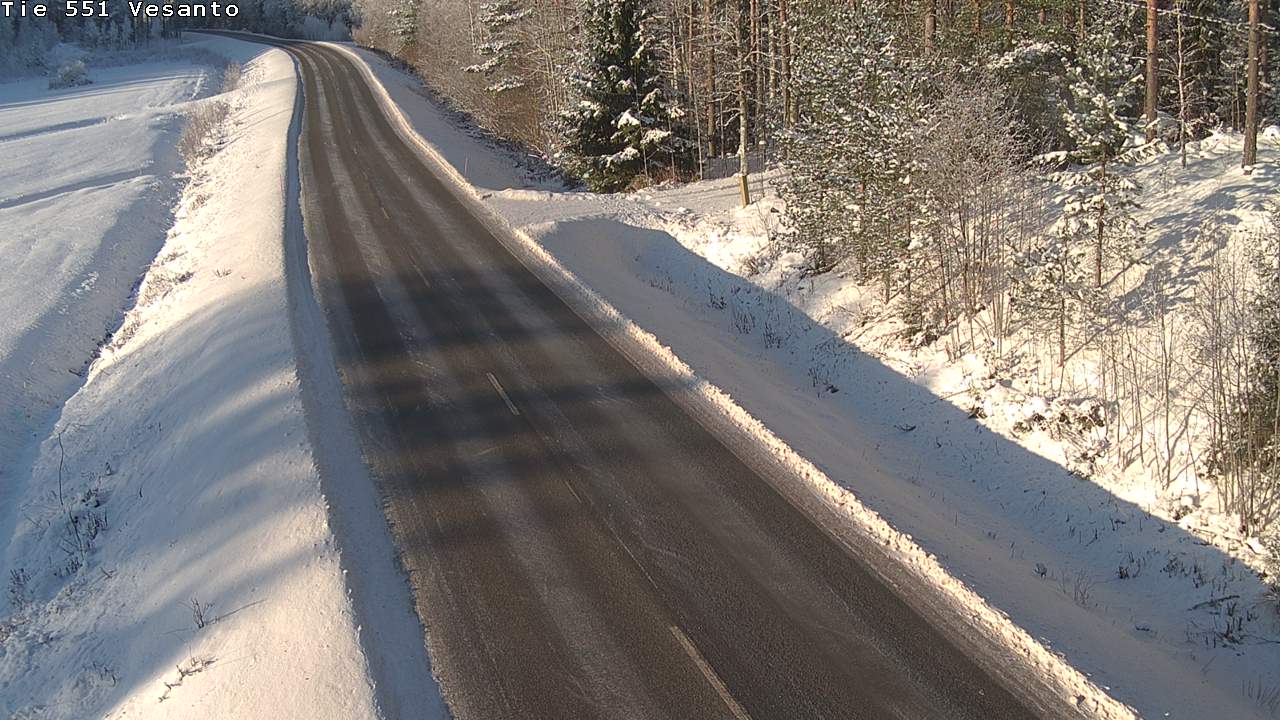 Weather Camera Image Road 551 Vesanto Löttökorpi, Vesanto, Pohjois-Savo