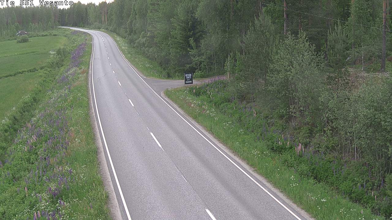 Kelikamerat Kuva Tie 551 Vesanto Löttökorpi, Vesanto, Pohjois-Savo