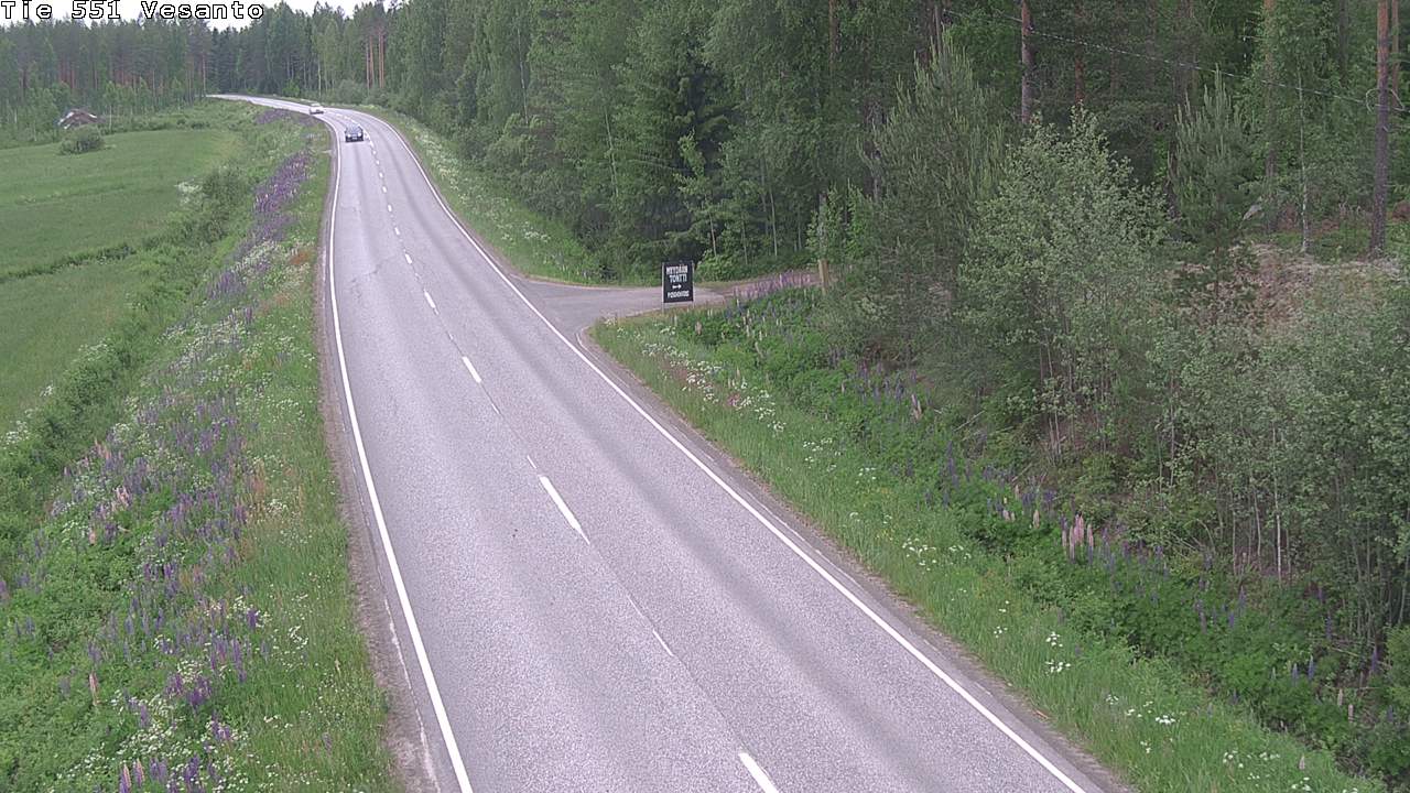Kelikamerat Kuva Tie 551 Vesanto Löttökorpi, Vesanto, Pohjois-Savo