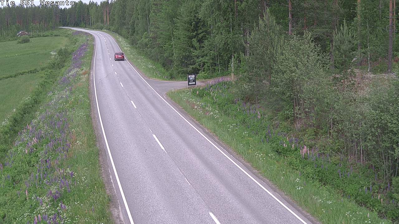 Kelikamerat Kuva Tie 551 Vesanto Löttökorpi, Vesanto, Pohjois-Savo