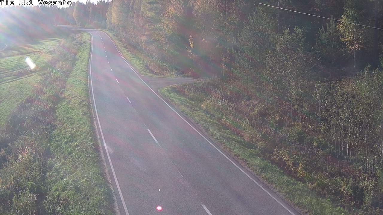 Weather Camera Image Road 551 Vesanto Löttökorpi, Vesanto, Pohjois-Savo