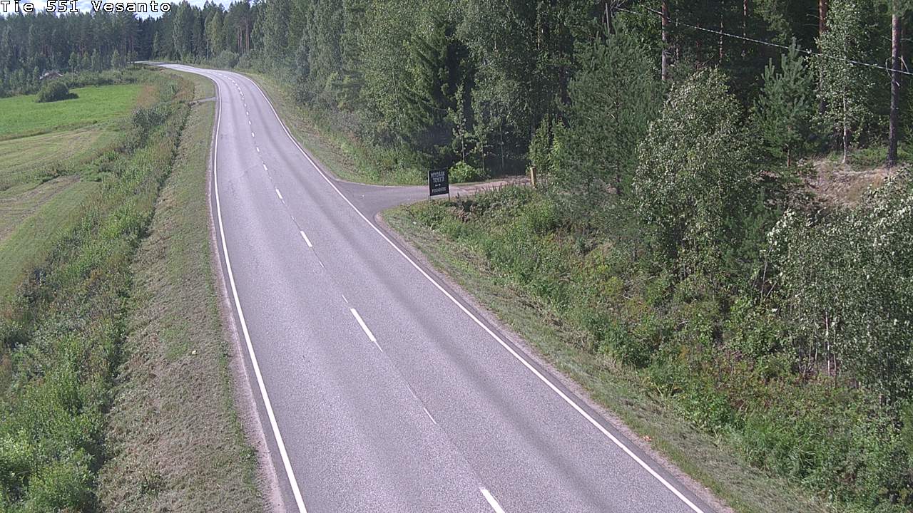 Kelikamerat Kuva Tie 551 Vesanto Löttökorpi, Vesanto, Pohjois-Savo