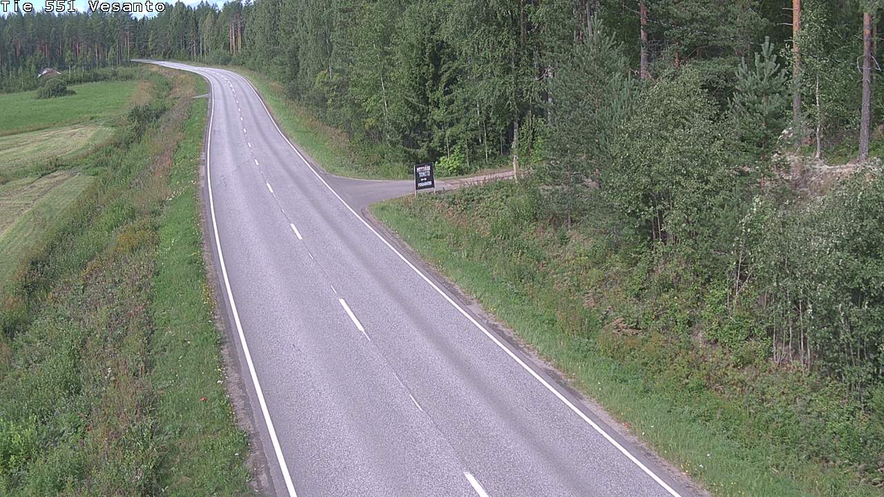 Kelikamerat Kuva Tie 551 Vesanto Löttökorpi, Vesanto, Pohjois-Savo
