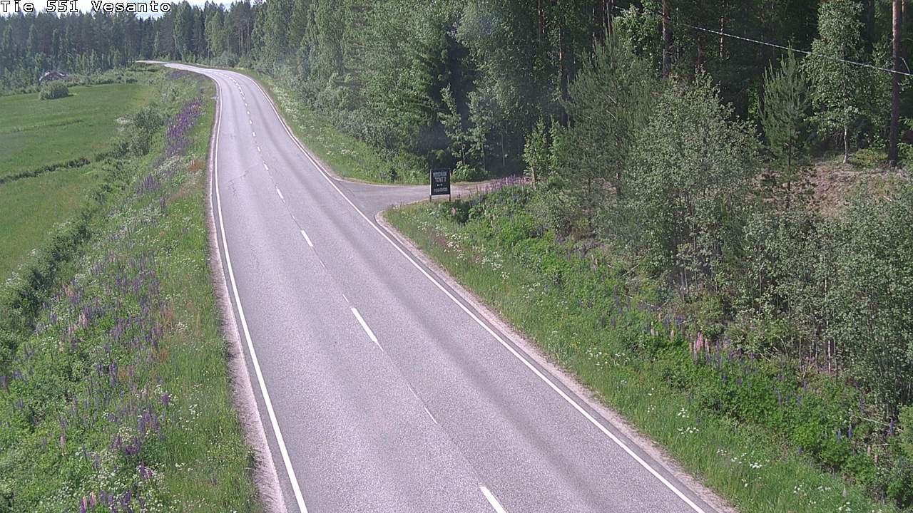 Kelikamerat Kuva Tie 551 Vesanto Löttökorpi, Vesanto, Pohjois-Savo