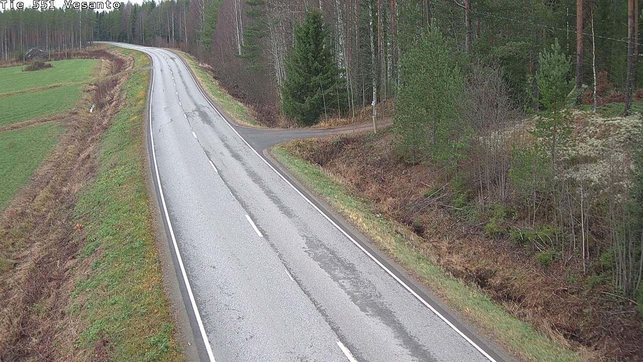 Kelikamerat Kuva Tie 551 Vesanto Löttökorpi, Vesanto, Pohjois-Savo