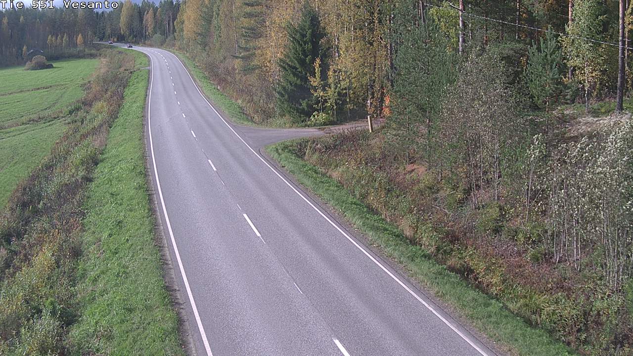 Kelikamerat Kuva Tie 551 Vesanto Löttökorpi, Vesanto, Pohjois-Savo