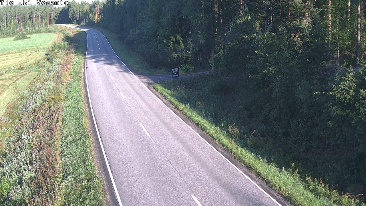 Kelikamerat Kuva Tie 551 Vesanto Löttökorpi, Vesanto, Pohjois-Savo