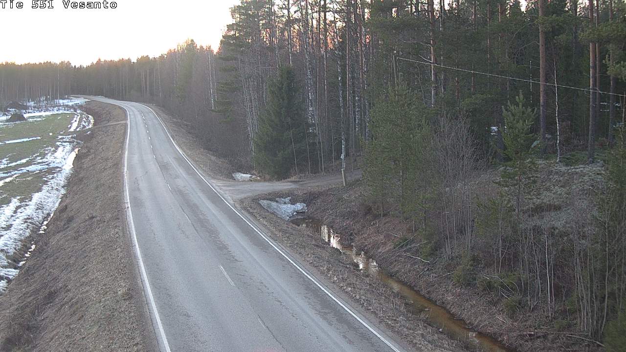 Kelikamerat Kuva Tie 551 Vesanto Löttökorpi, Vesanto, Pohjois-Savo