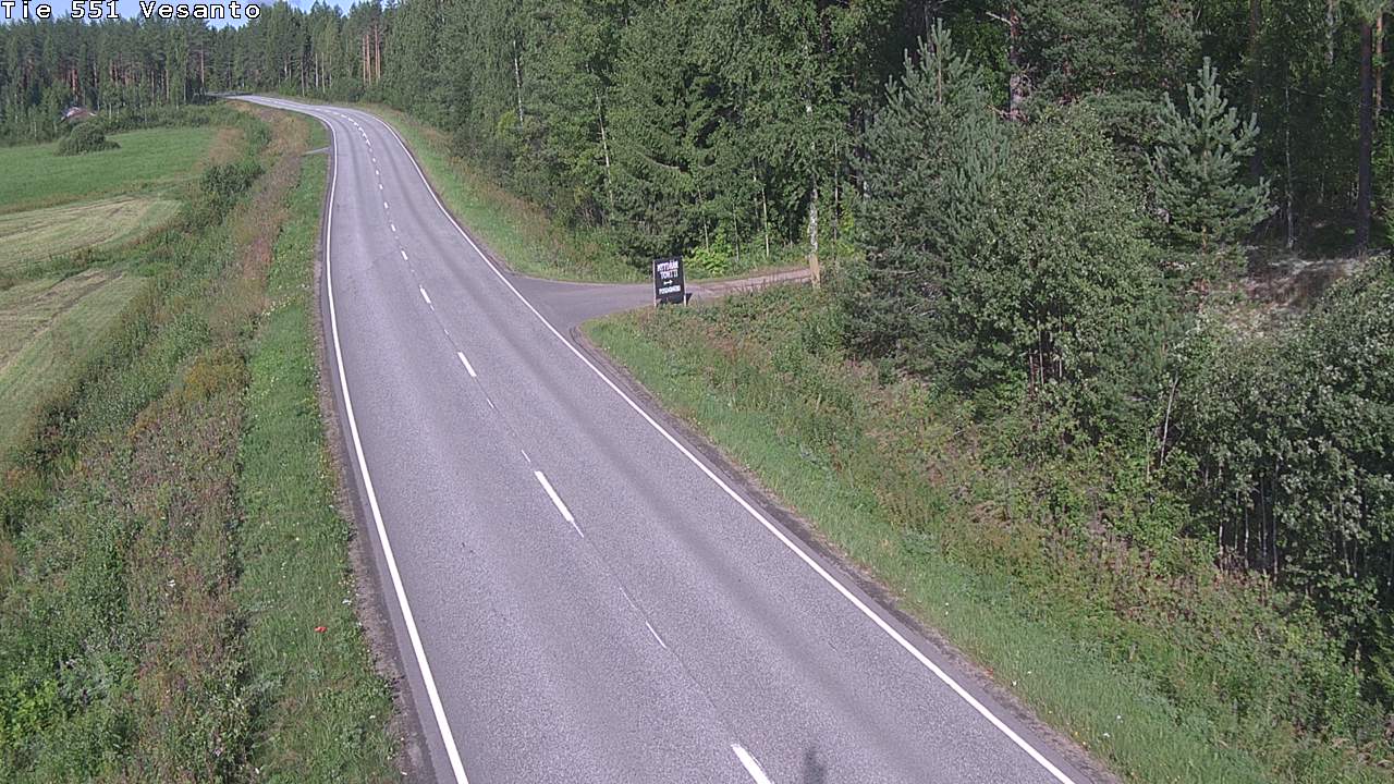 Kelikamerat Kuva Tie 551 Vesanto Löttökorpi, Vesanto, Pohjois-Savo
