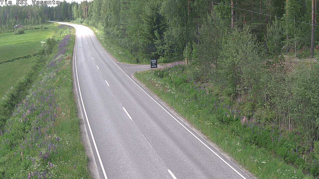 Kelikamerat Kuva Tie 551 Vesanto Löttökorpi, Vesanto, Pohjois-Savo