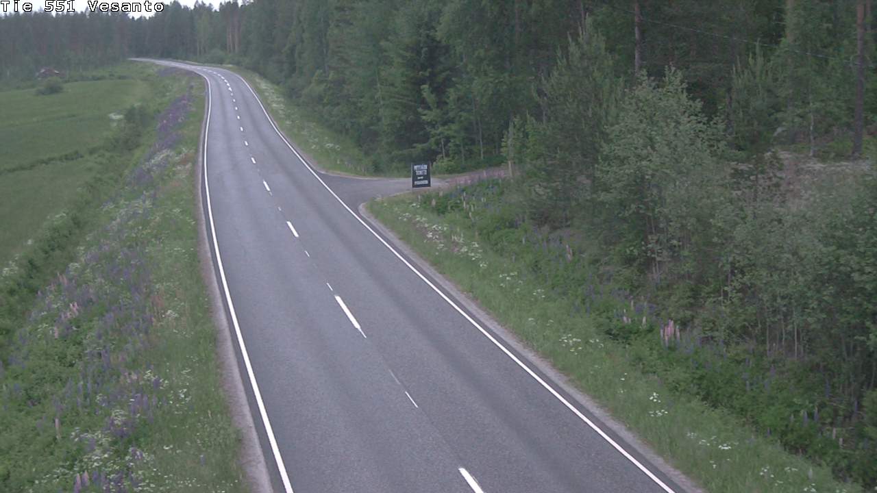 Kelikamerat Kuva Tie 551 Vesanto Löttökorpi, Vesanto, Pohjois-Savo