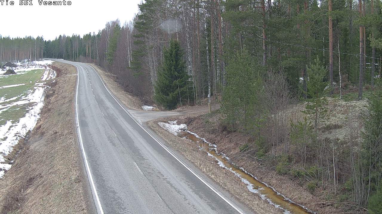 Kelikamerat Kuva Tie 551 Vesanto Löttökorpi, Vesanto, Pohjois-Savo