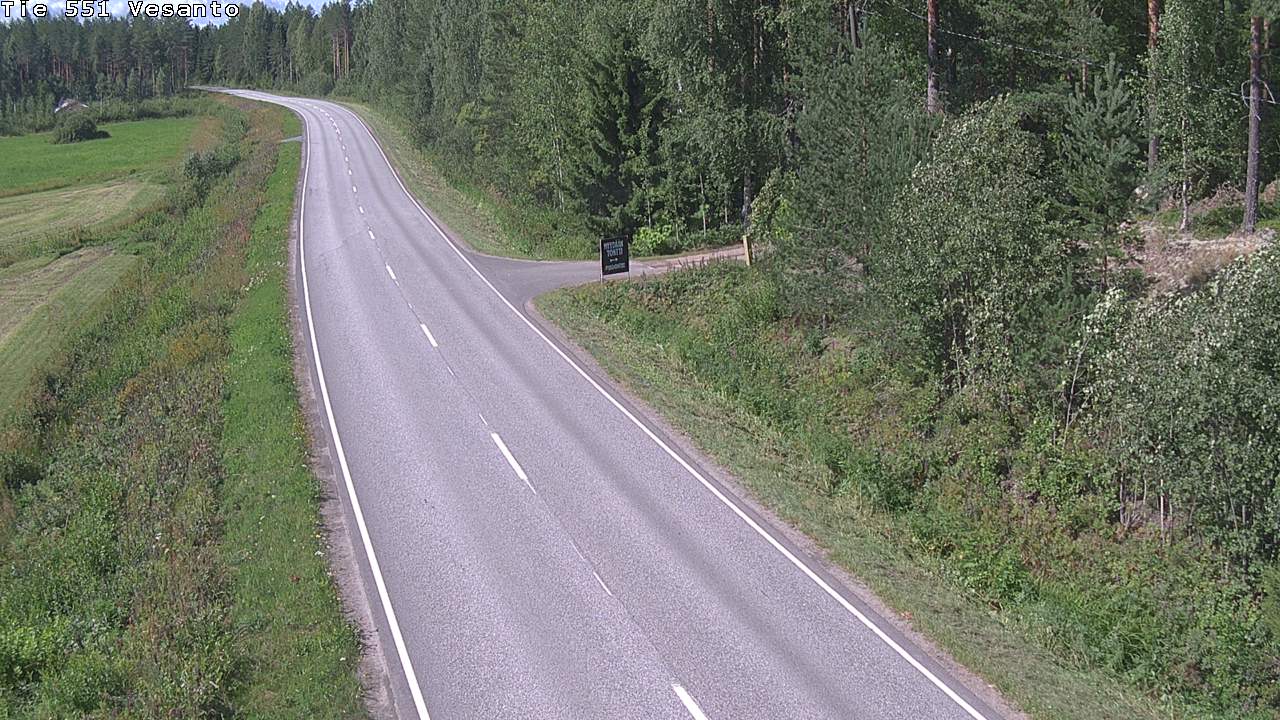 Kelikamerat Kuva Tie 551 Vesanto Löttökorpi, Vesanto, Pohjois-Savo