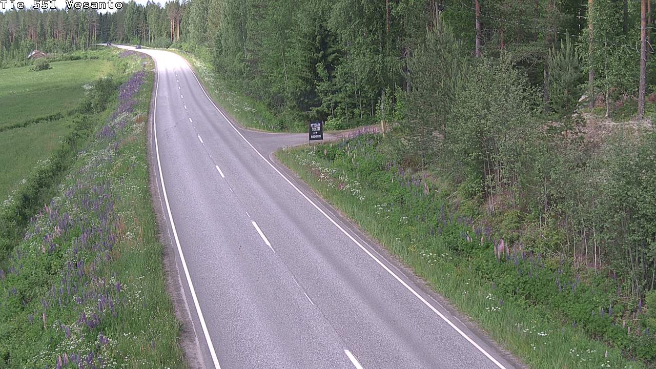 Kelikamerat Kuva Tie 551 Vesanto Löttökorpi, Vesanto, Pohjois-Savo