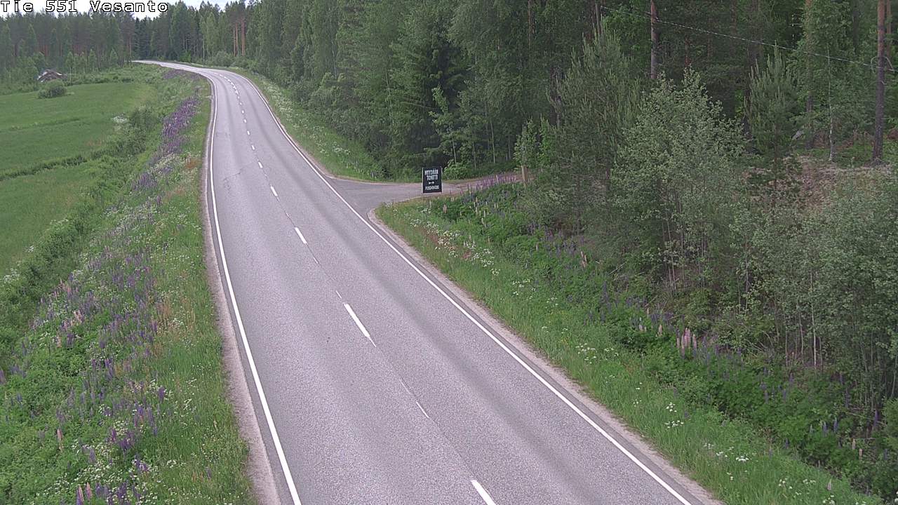 Kelikamerat Kuva Tie 551 Vesanto Löttökorpi, Vesanto, Pohjois-Savo