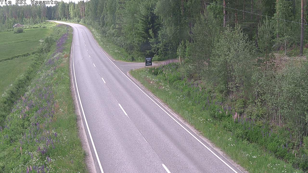 Kelikamerat Kuva Tie 551 Vesanto Löttökorpi, Vesanto, Pohjois-Savo