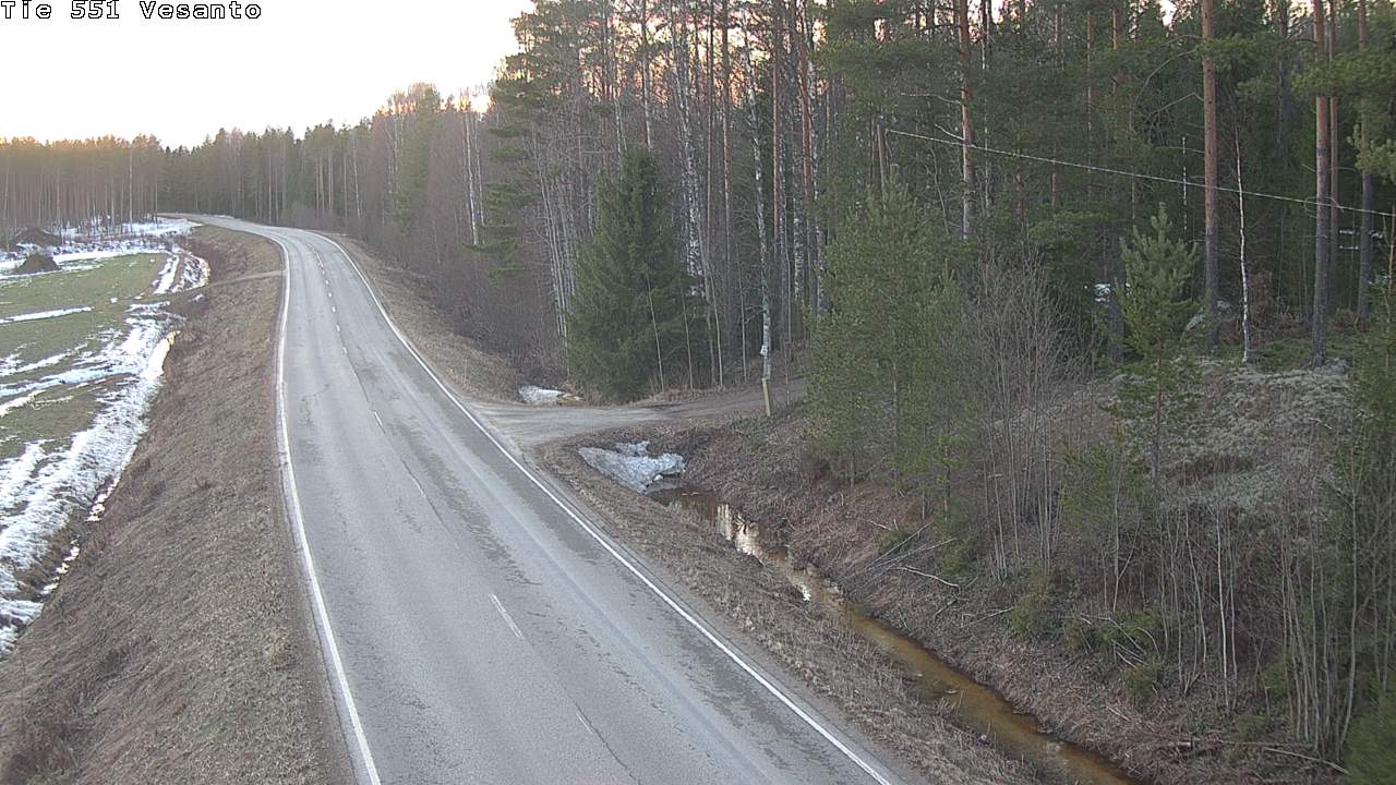 Kelikamerat Kuva Tie 551 Vesanto Löttökorpi, Vesanto, Pohjois-Savo