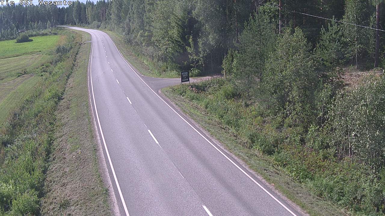 Kelikamerat Kuva Tie 551 Vesanto Löttökorpi, Vesanto, Pohjois-Savo