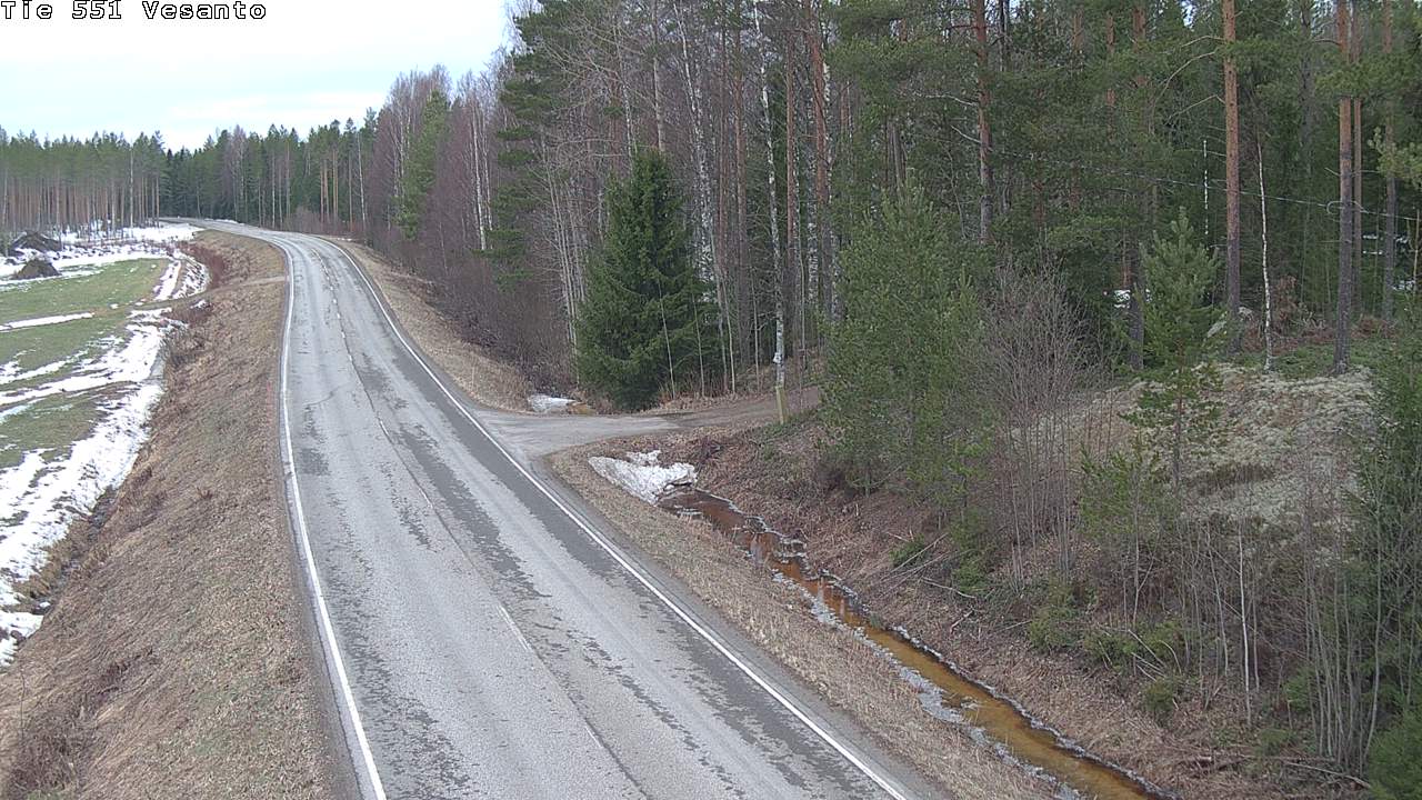 Kelikamerat Kuva Tie 551 Vesanto Löttökorpi, Vesanto, Pohjois-Savo