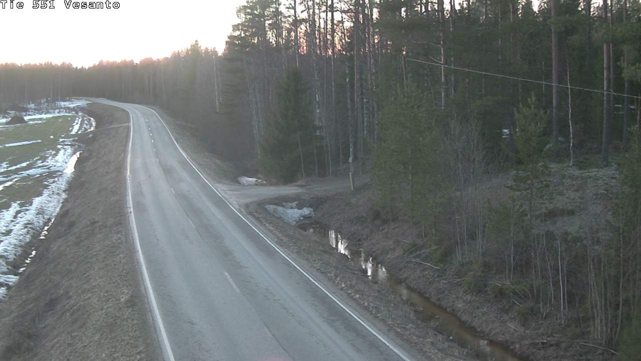 Kelikamerat Kuva Tie 551 Vesanto Löttökorpi, Vesanto, Pohjois-Savo