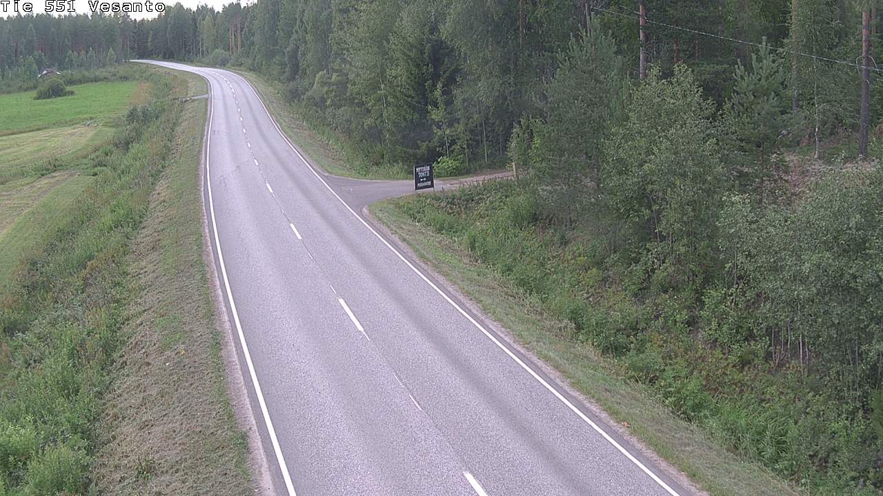 Kelikamerat Kuva Tie 551 Vesanto Löttökorpi, Vesanto, Pohjois-Savo
