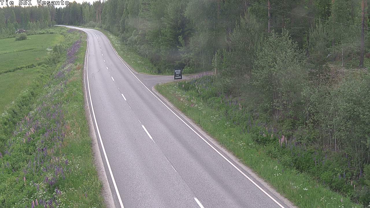 Kelikamerat Kuva Tie 551 Vesanto Löttökorpi, Vesanto, Pohjois-Savo