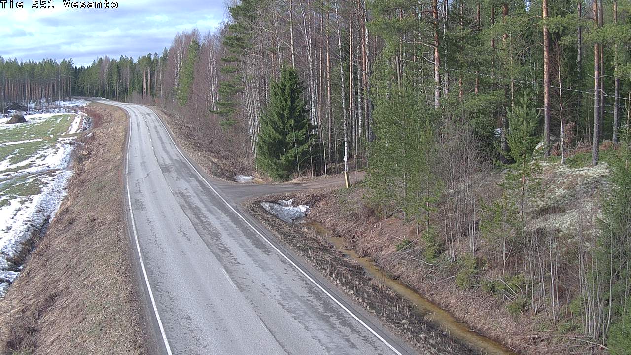 Kelikamerat Kuva Tie 551 Vesanto Löttökorpi, Vesanto, Pohjois-Savo