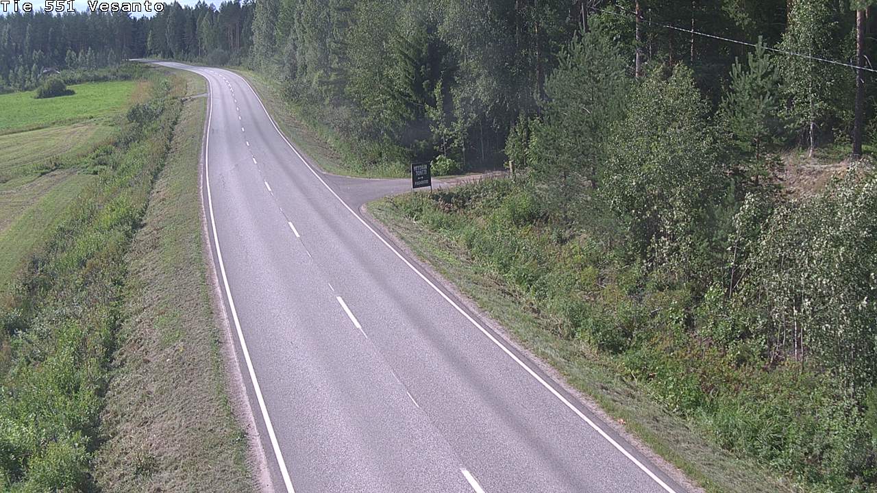 Kelikamerat Kuva Tie 551 Vesanto Löttökorpi, Vesanto, Pohjois-Savo