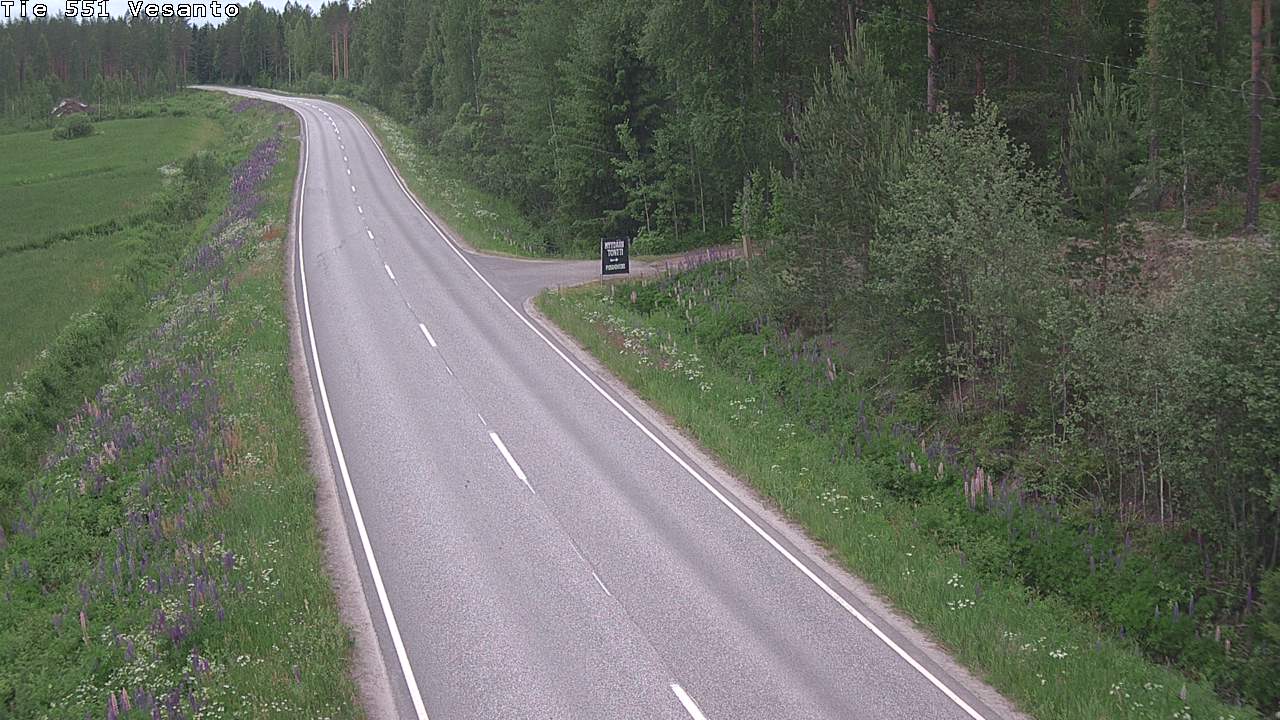 Kelikamerat Kuva Tie 551 Vesanto Löttökorpi, Vesanto, Pohjois-Savo