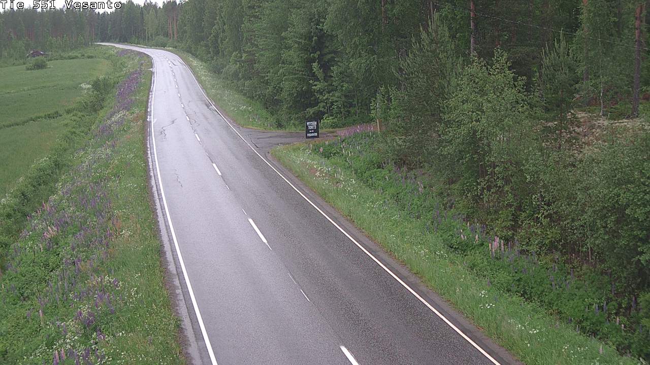 Kelikamerat Kuva Tie 551 Vesanto Löttökorpi, Vesanto, Pohjois-Savo