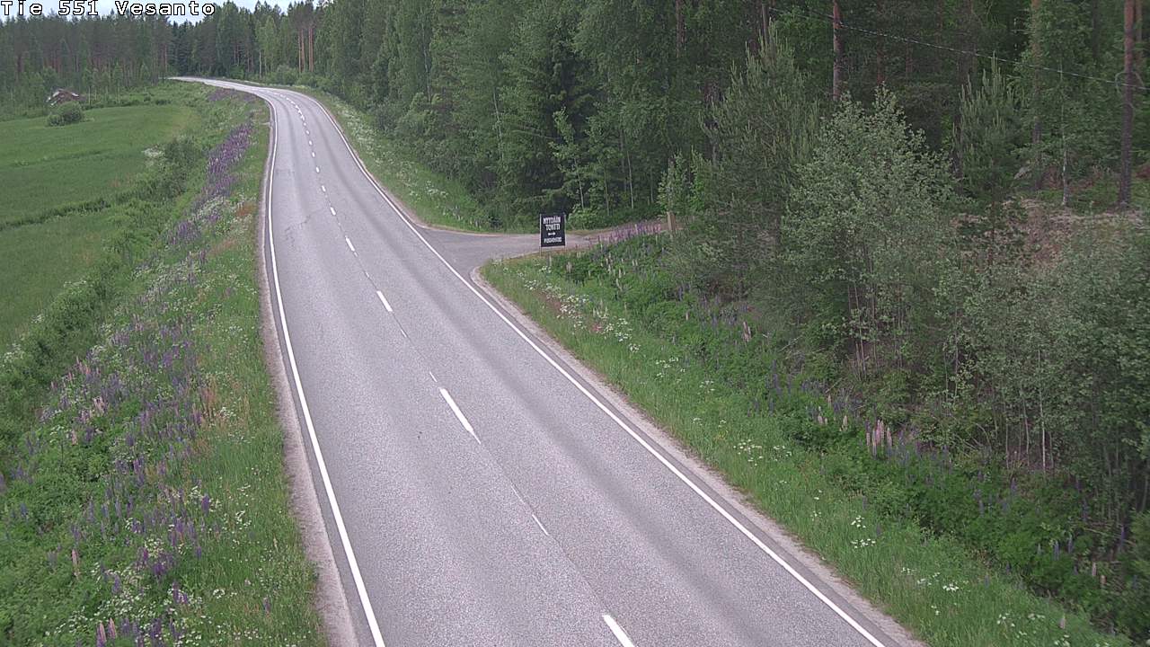 Kelikamerat Kuva Tie 551 Vesanto Löttökorpi, Vesanto, Pohjois-Savo