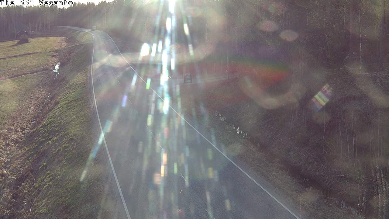 Weather Camera Image Väg 551 Vesanto Löttökorpi, Vesanto, Pohjois-Savo